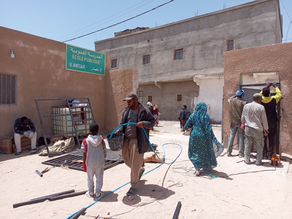 Nouadhibou /Réfection de l’école EL ANSAR : le maire retrousse ses manches